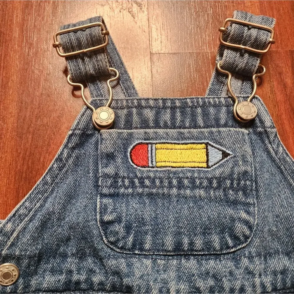 MINIWEAR ABC OVERALLS SIZE 0/3 MONTHS